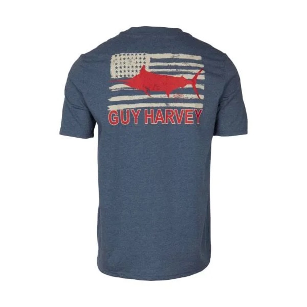 Guy Harvey Saving our Seas tee in blue